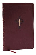 Catholic Bible Thinline Edition Large Print RSV2CE Crimson Leathersoft