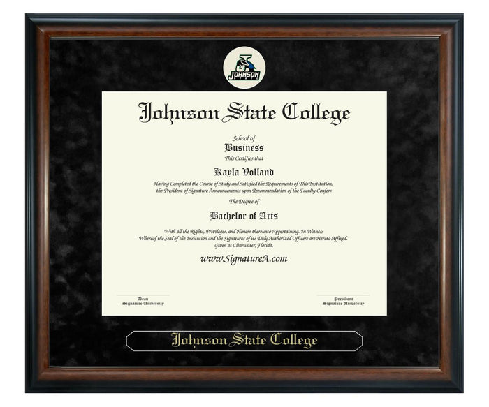 Johnson State College Diploma Frame (SN)