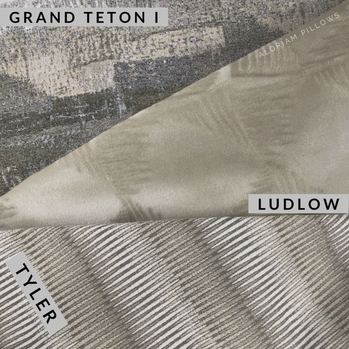 Ludlow Griege Mohair Velvet Pillow Cover (Brunschwig & Fils Fabric) - Aloriam