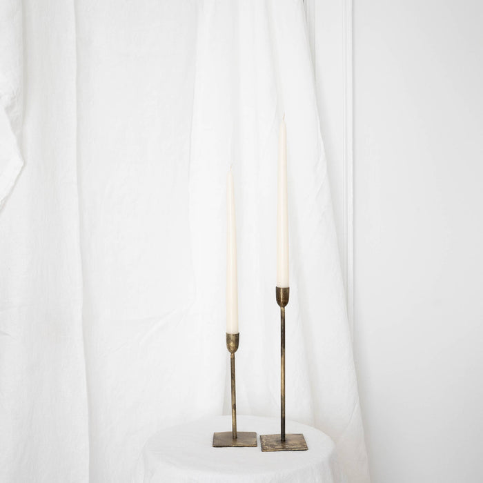 Taper Candles - Pair Ivory