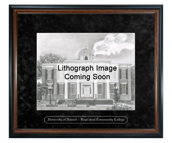 University of Hawaii - Kapiolani Community College Litho Frame,Diploma Frame (XNL)