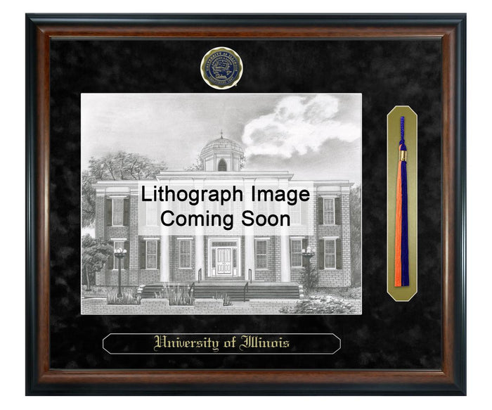 University of Illinois at Urbana-Champaign Litho Frame,Diploma Frame (XSNTL)