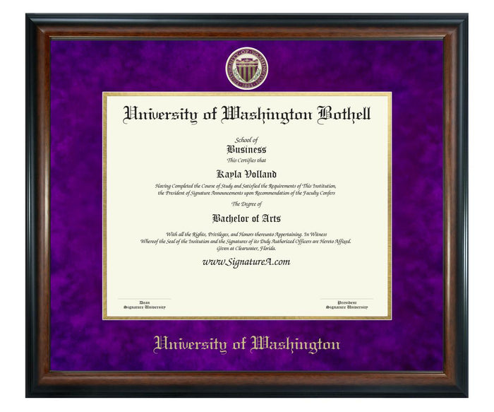 University of Washington Bothell Diploma Frame (SN)