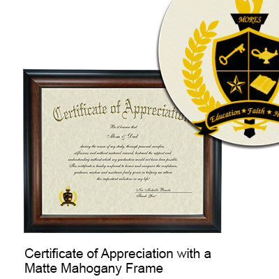 Winona State University Certificate with Frame
