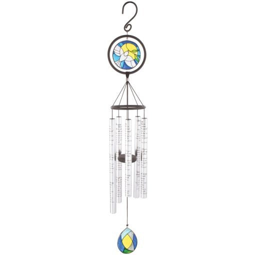 35" Amazing Grace Stained Glass Sonnet Wind Chime