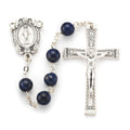 8mm Genuine Lapis Round Stone Rosary