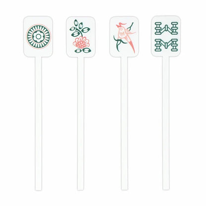 Acrylic Stir Sticks - Mahjong Tiles