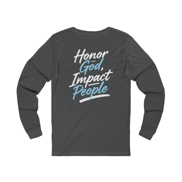 Adult - Premium Long Sleeve Tee Honor God Impact People - FAC Aurora
