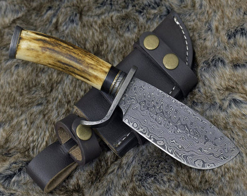 Antler Horn Hunting Knife
