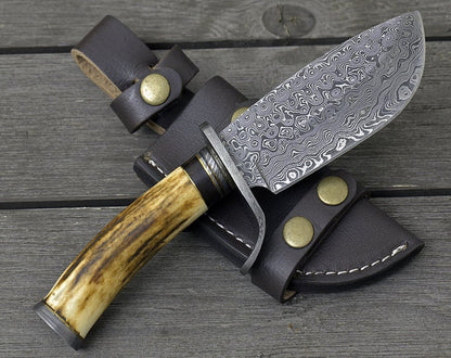 Antler Horn Hunting Knife