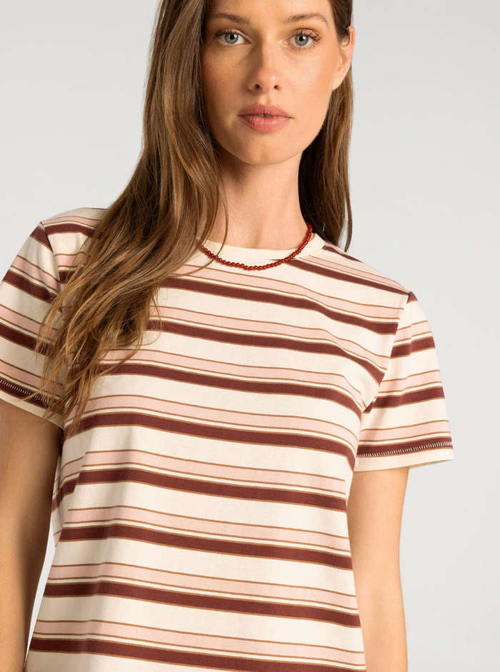 Asher Tee -- Pink Burgundy
