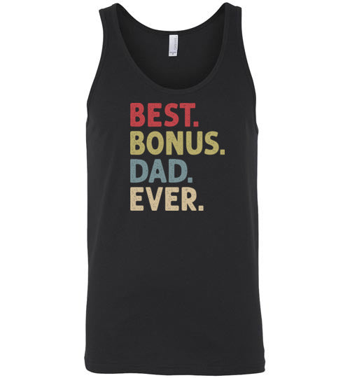 Best Bonus Dad Ever Tank Top for Men