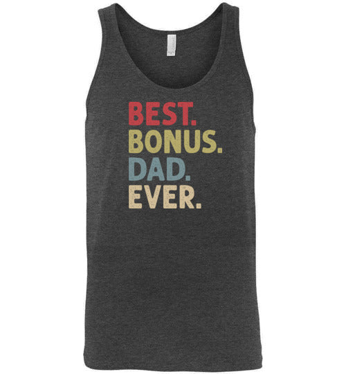 Best Bonus Dad Ever Tank Top for Men