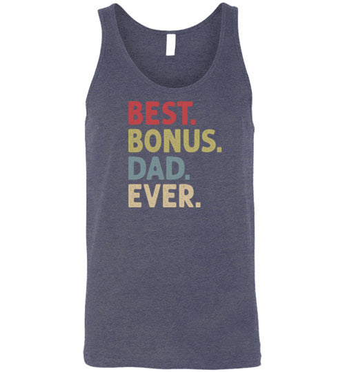 Best Bonus Dad Ever Tank Top for Men