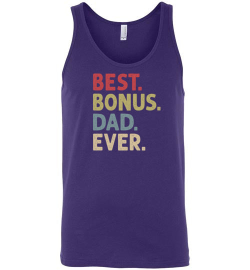 Best Bonus Dad Ever Tank Top for Men