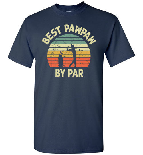 Best Pawpaw By Par Golf Shirt for Men Grandpa Golfing Tee Gift