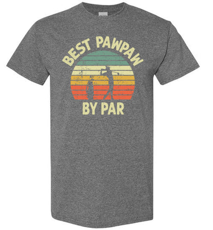 Best Pawpaw By Par Golf Shirt for Men Grandpa Golfing Tee Gift