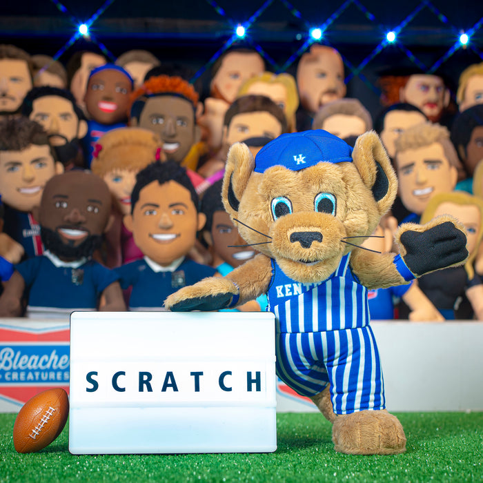 Bleacher Creatures Kentucky Wildcats Scratch 10" Mascot Plush Figure