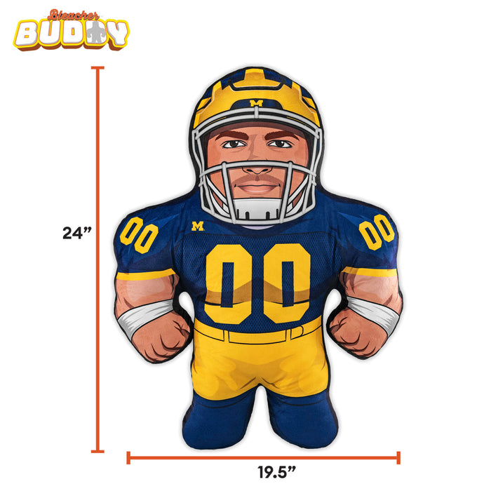 Bleacher Creatures Michigan Wolverines Football Player 24" Mascot Bleacher Buddy