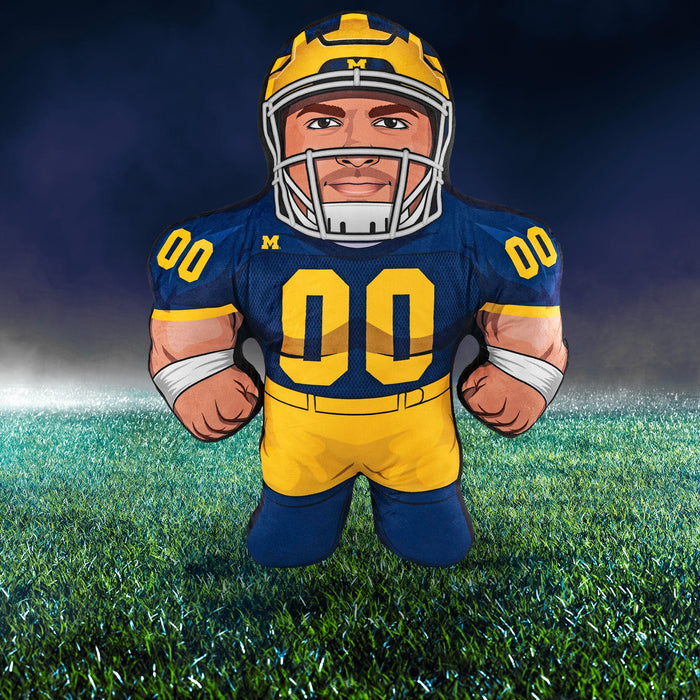 Bleacher Creatures Michigan Wolverines Football Player 24" Mascot Bleacher Buddy