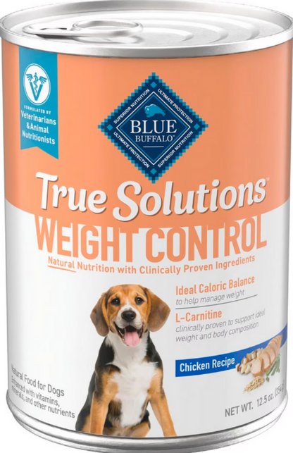 Blue Buffalo True Solutions Weight Control Formula Adult Canned Dog Food