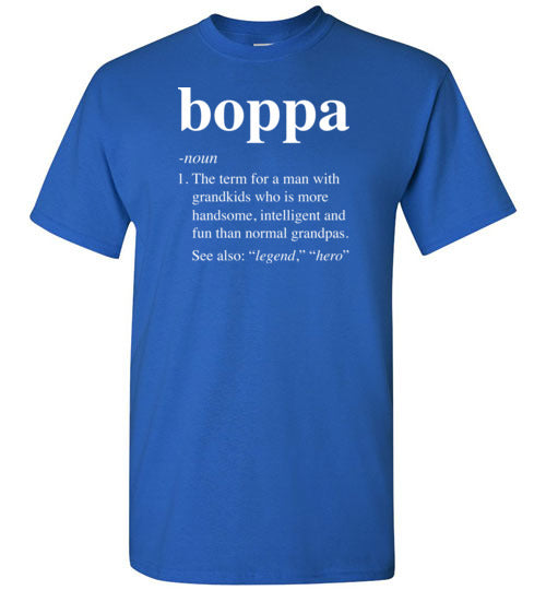 Boppa Definition Shirt for Men Grandpa