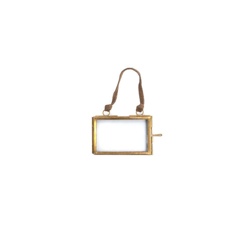 Brass Frame 2.5" X 1.5" Horizontal