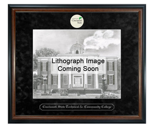 Cincinnati State Technical & Community College Litho Frame,Diploma Frame (XSNL)