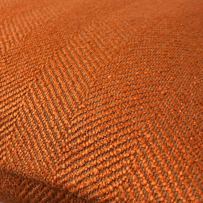 Parker Orange Herringbone Chevron Pillow Cover - Aloriam