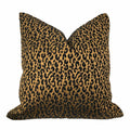 Thandi Coppery Brown Leopard Spot Pillow Cover - Aloriam