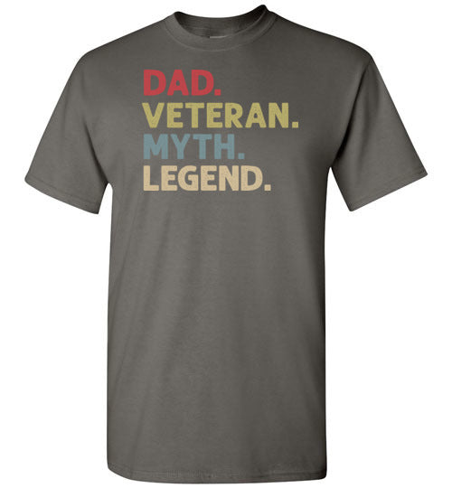 Dad Veteran Myth Legend Shirt for Men