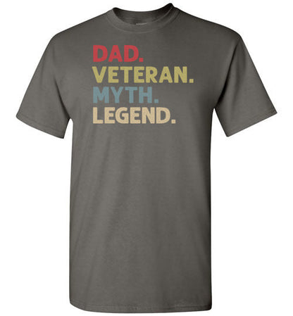 Dad Veteran Myth Legend Shirt for Men