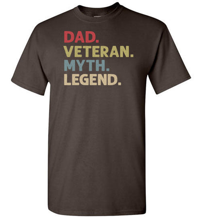 Dad Veteran Myth Legend Shirt for Men