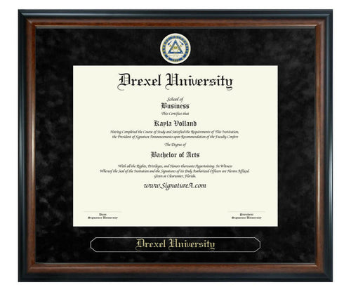 Drexel University Diploma Frame (SN)