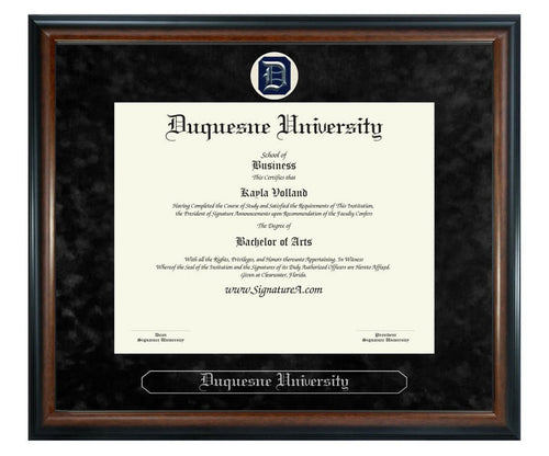 Duquesne University Diploma Frame (SN)