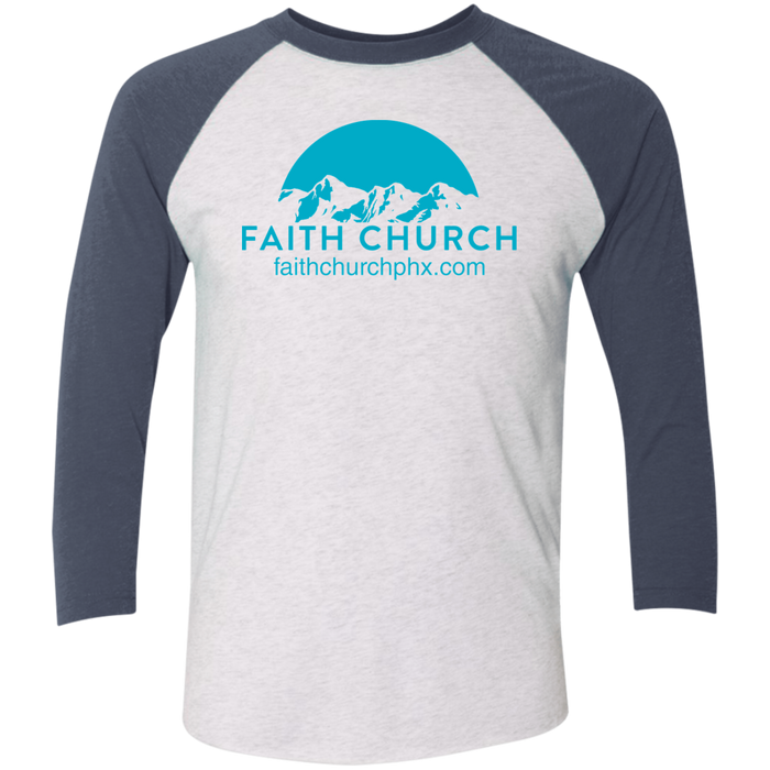 Faith Church - Tri-Blend Raglan Shirt