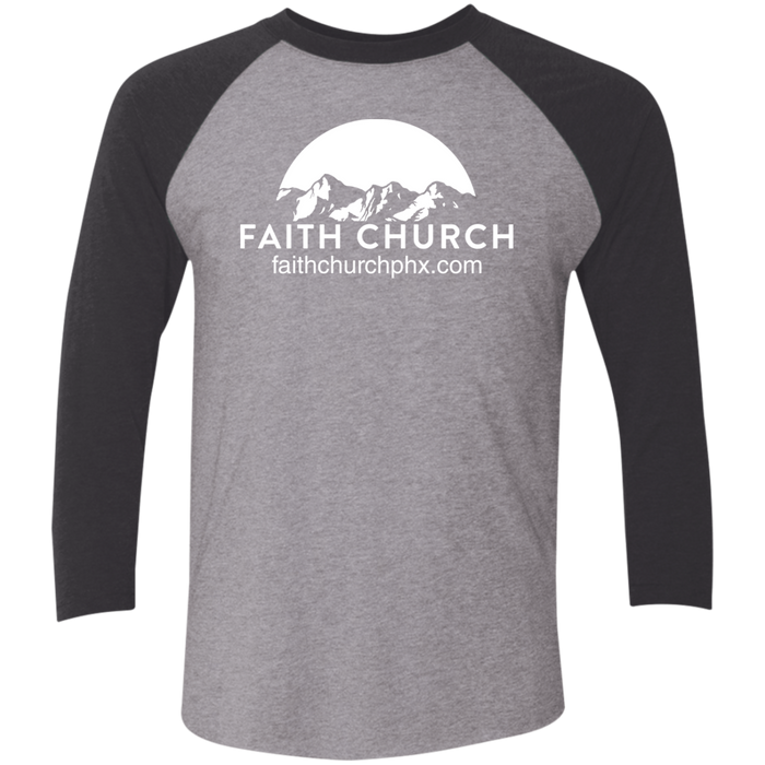 Faith Church - Tri-Blend Raglan Shirt