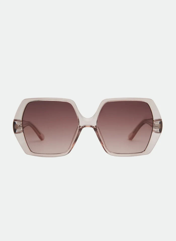 Fleur Sunglasses - Trans Taupe/ Brown Fade