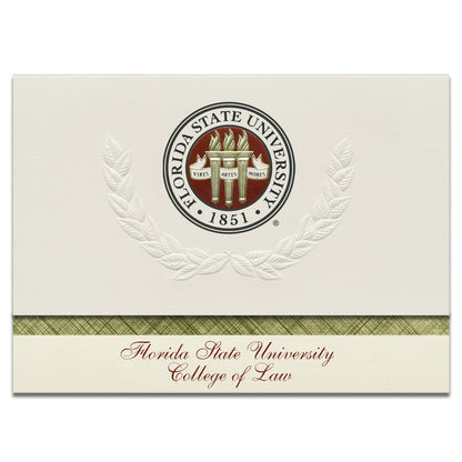 Florida State University College of Law Announcement (Platinum Style College of Law)
