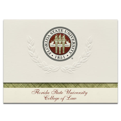 Florida State University College of Law Announcement (Platinum Style College of Law)