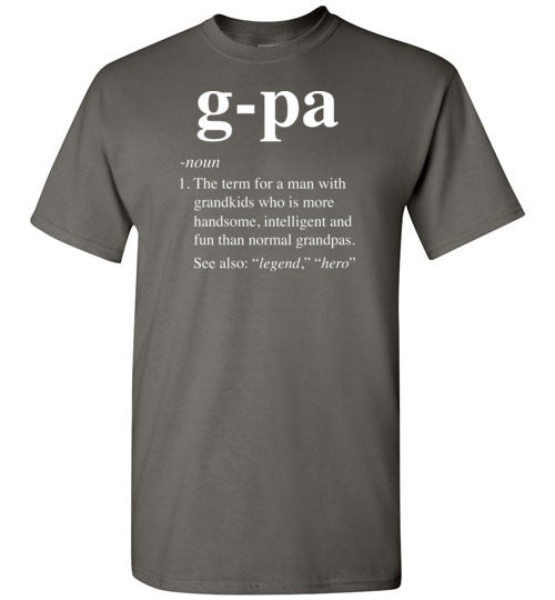 G-Pa Definition Shirt for Men Grandpa