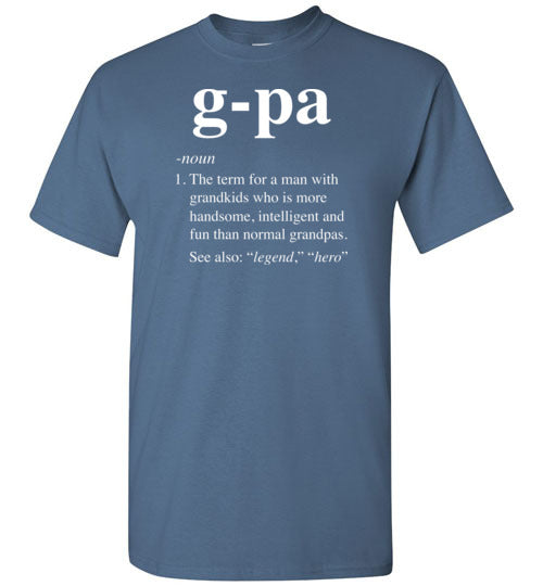 G-Pa Definition Shirt for Men Grandpa