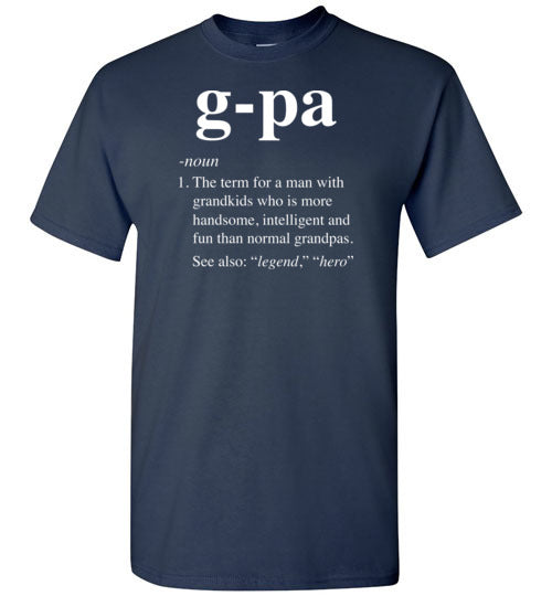 G-Pa Definition Shirt for Men Grandpa
