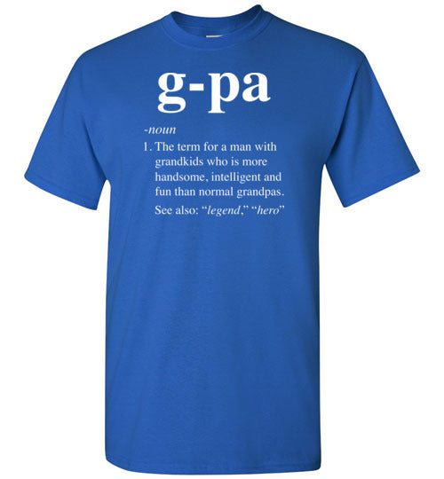 G-Pa Definition Shirt for Men Grandpa