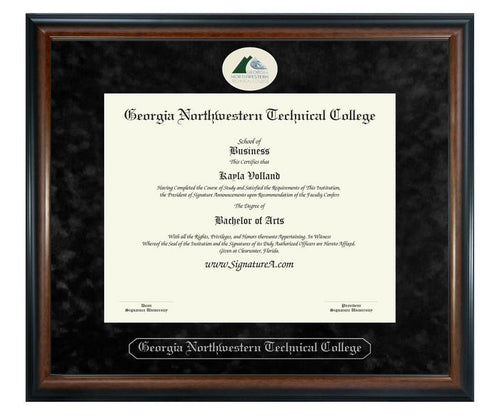 Georgia Northwestern Technical College Diploma Frame (SN)