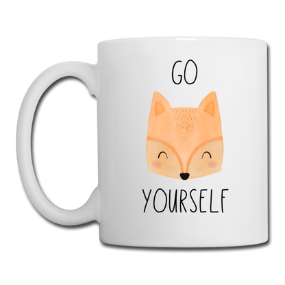 Go Fox Yourself Coffee or Tea Mug - white