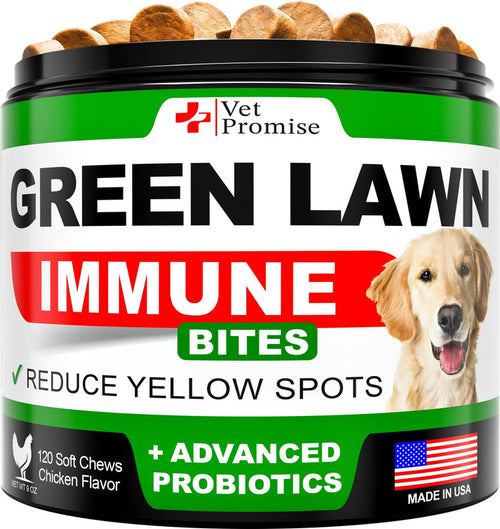 Grass Burn Spot Chews for Dogs Urine Neutralizer for Lawn 120 Count