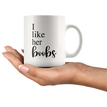 I Like Her Boobs I Like His Butt Matching Mug Set