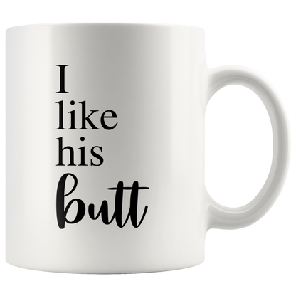 I Like Her Boobs I Like His Butt Matching Mug Set