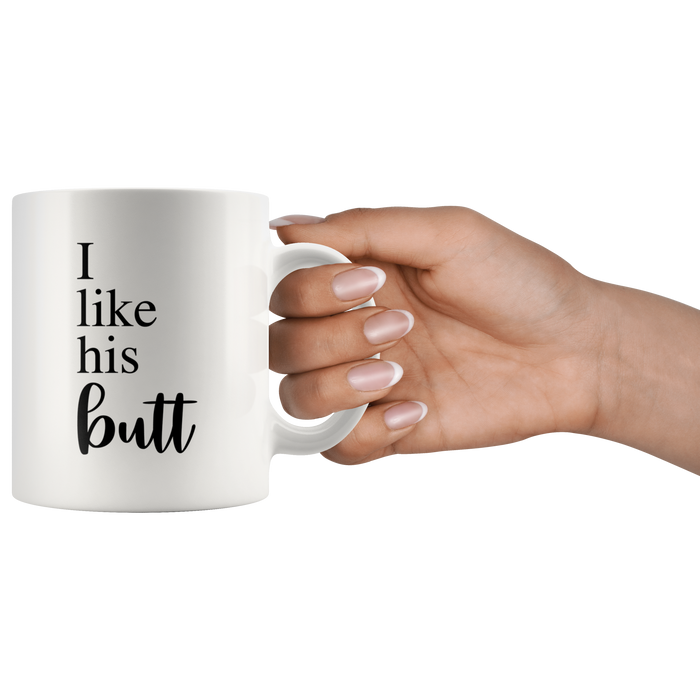 I Like Her Boobs I Like His Butt Matching Mug Set